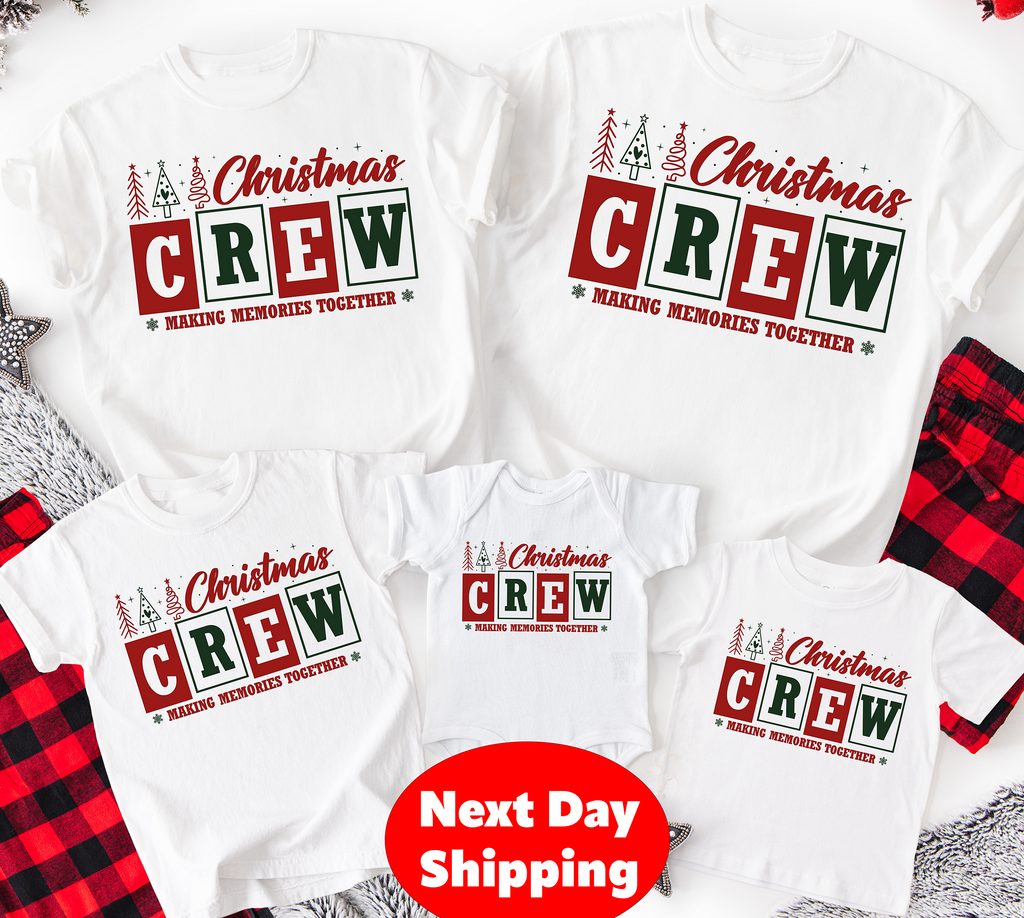 Christmas Crew, Family shirts(QS1548)