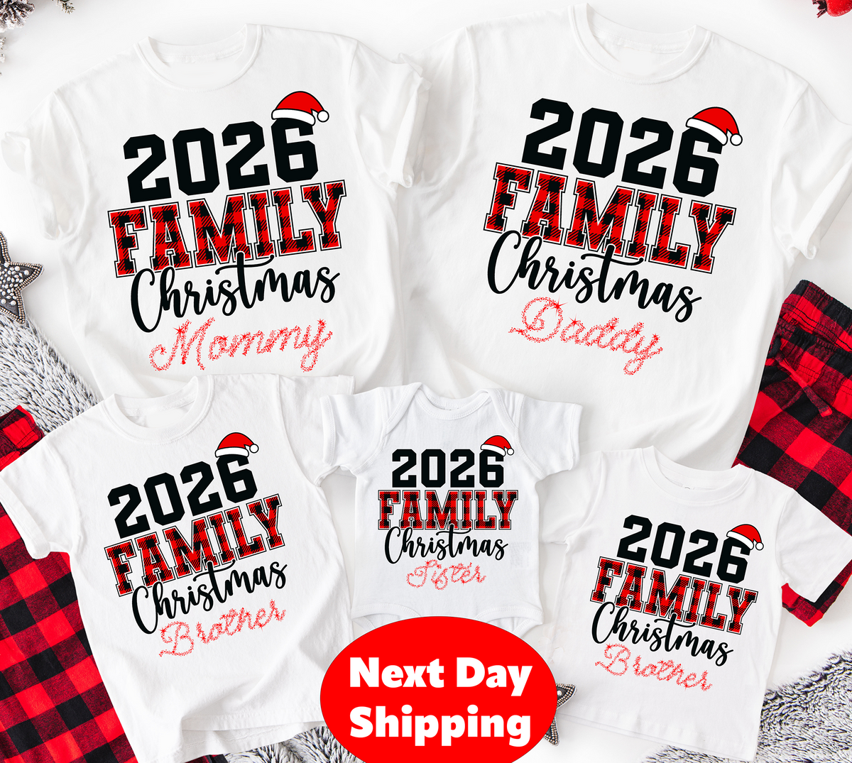 Family Christmas,Customizable Shirts(QS1542)