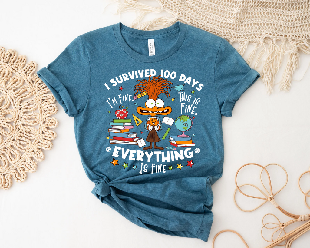 I Survived School,Funny Shirts(QS1194)