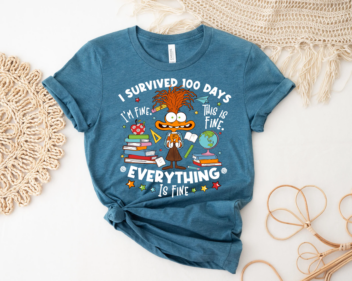 I Survived School,Funny Shirts(QS1194)