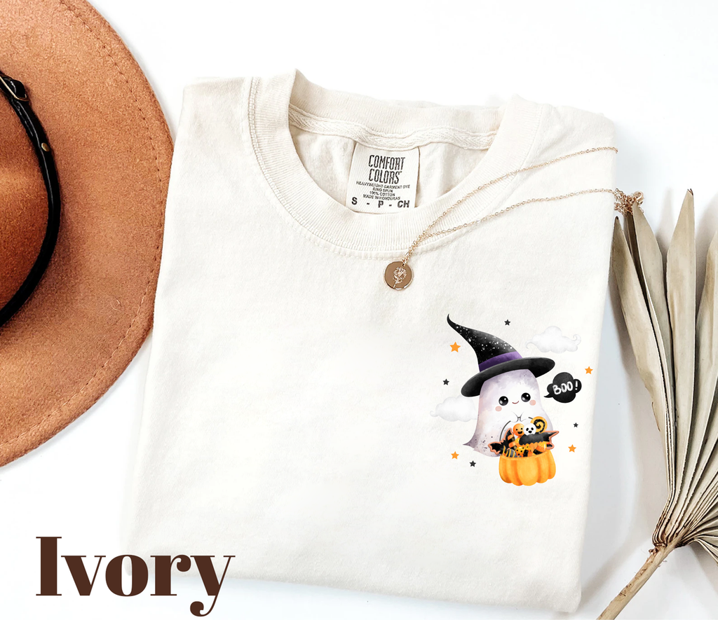 Trick or Treat Ghost,Halloween Shirts(QS888)