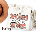 (Customizable)Second Grade,Teacher Name,School Shirts(QS969)
