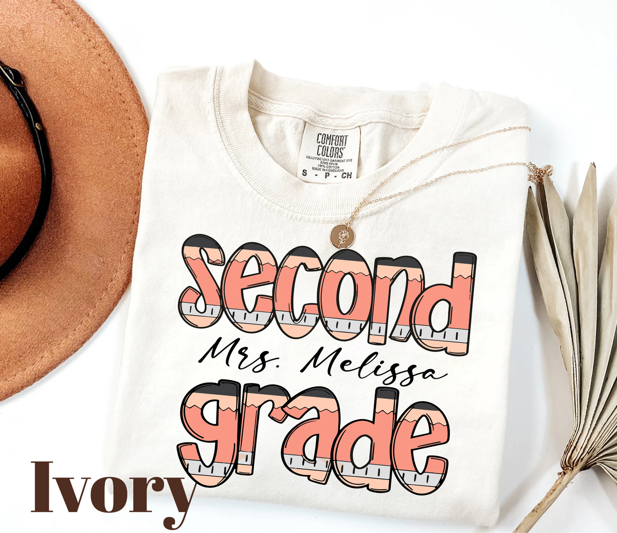 (Customizable)Second Grade,Teacher Name,School Shirts(QS969)