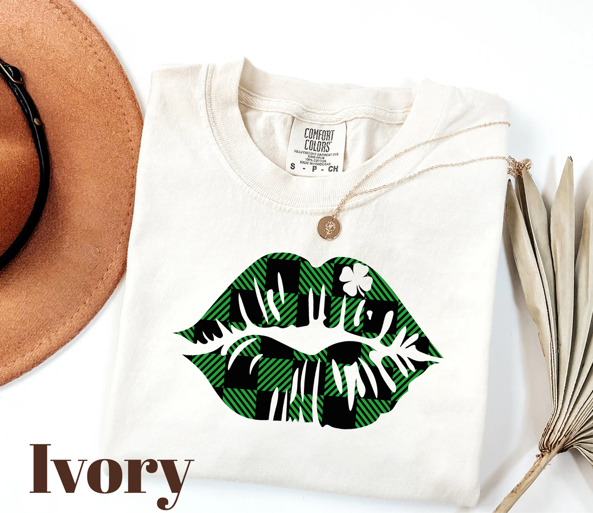 Lucky Lips,4 Leaf Clover Shirts(QS1270)