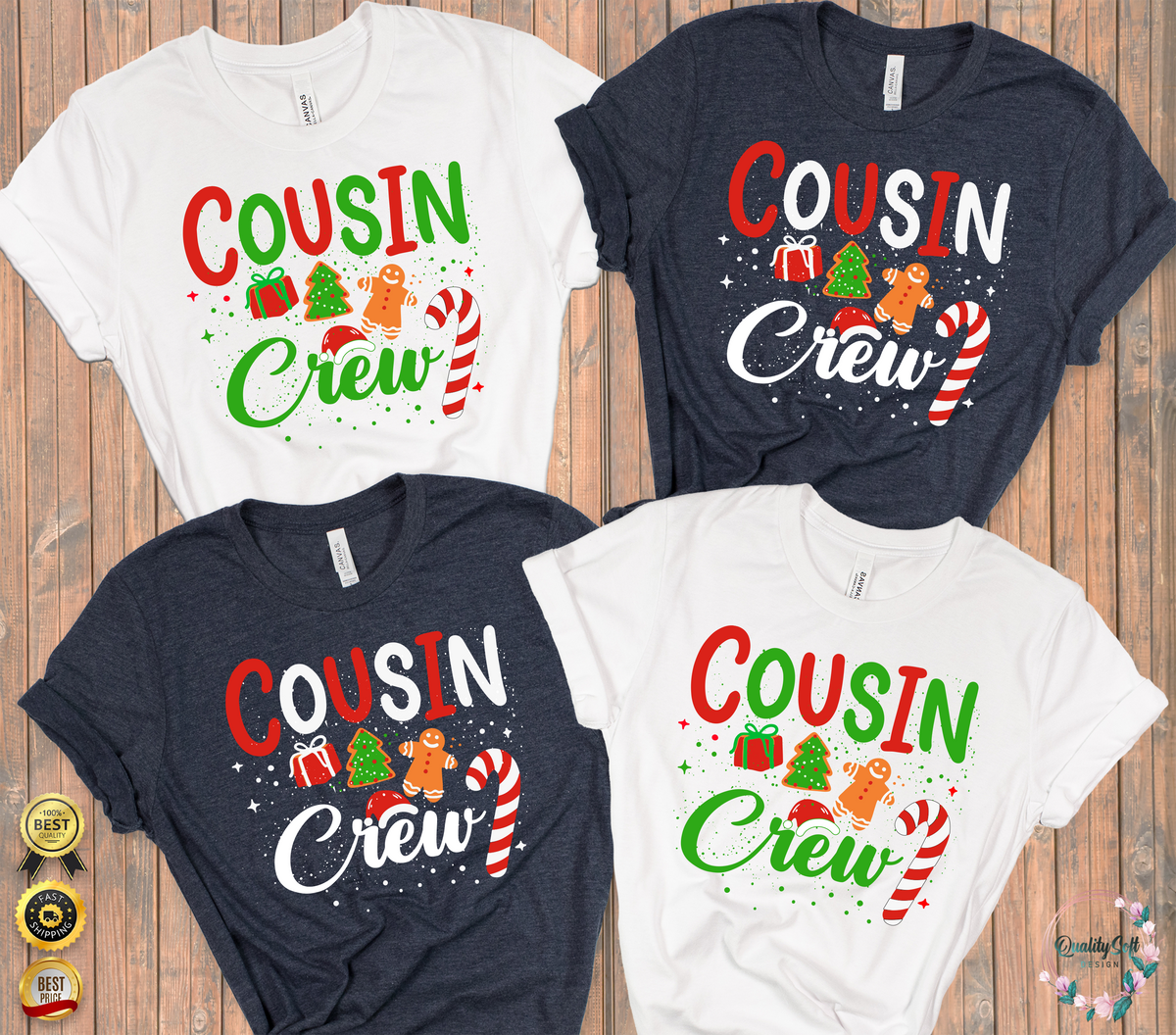 Cousin Crew,Christmas Shirts(QS1127)