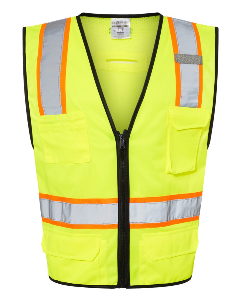 Kishigo Unisex 6 Pocket Contrast Class 2 Vest(1580-1581)