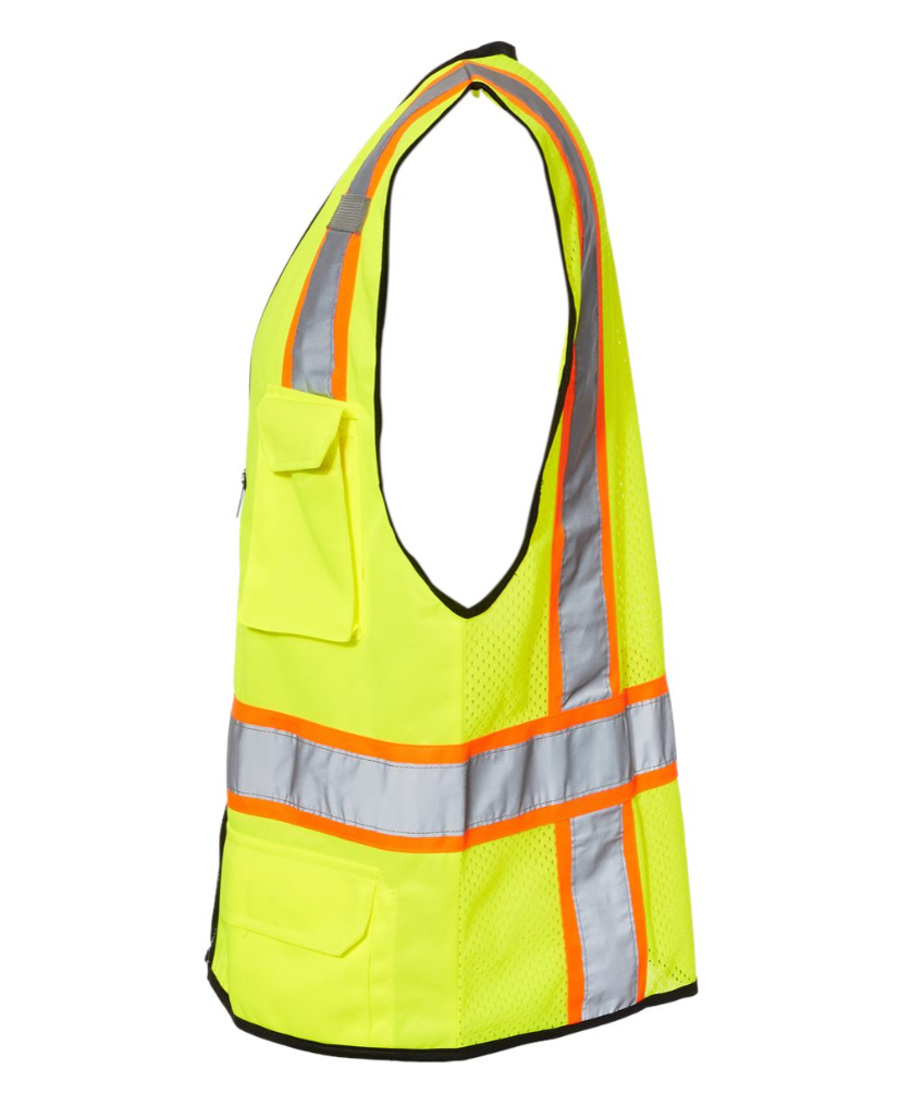 Kishigo Unisex 6 Pocket Contrast Class 2 Vest(1580-1581)