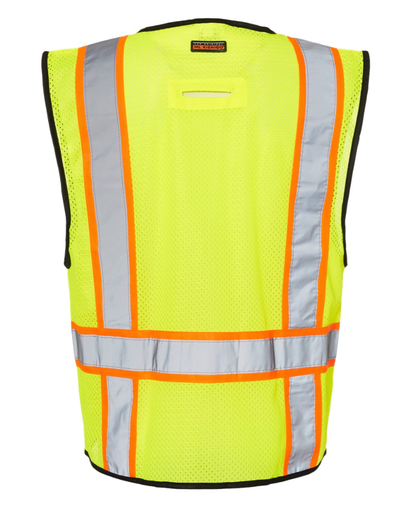 Kishigo Unisex 6 Pocket Contrast Class 2 Vest(1580-1581)