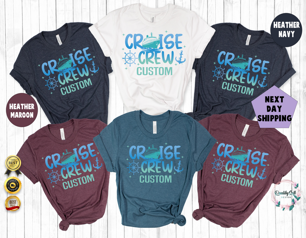(Customizable)Cruise Crew,Travel Shirts(QS1176)