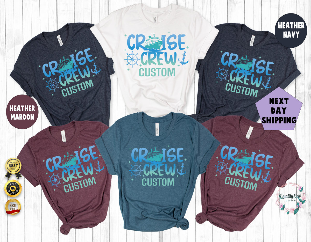 (Customizable)Cruise Crew,Travel Shirts(QS1176)