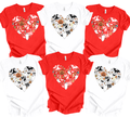 Halloween Heart,Bats,Ghost Shirt(QS1459)