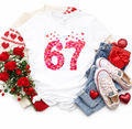 Valentines Day,Heart Pattern 67 Shirts(QS1222)