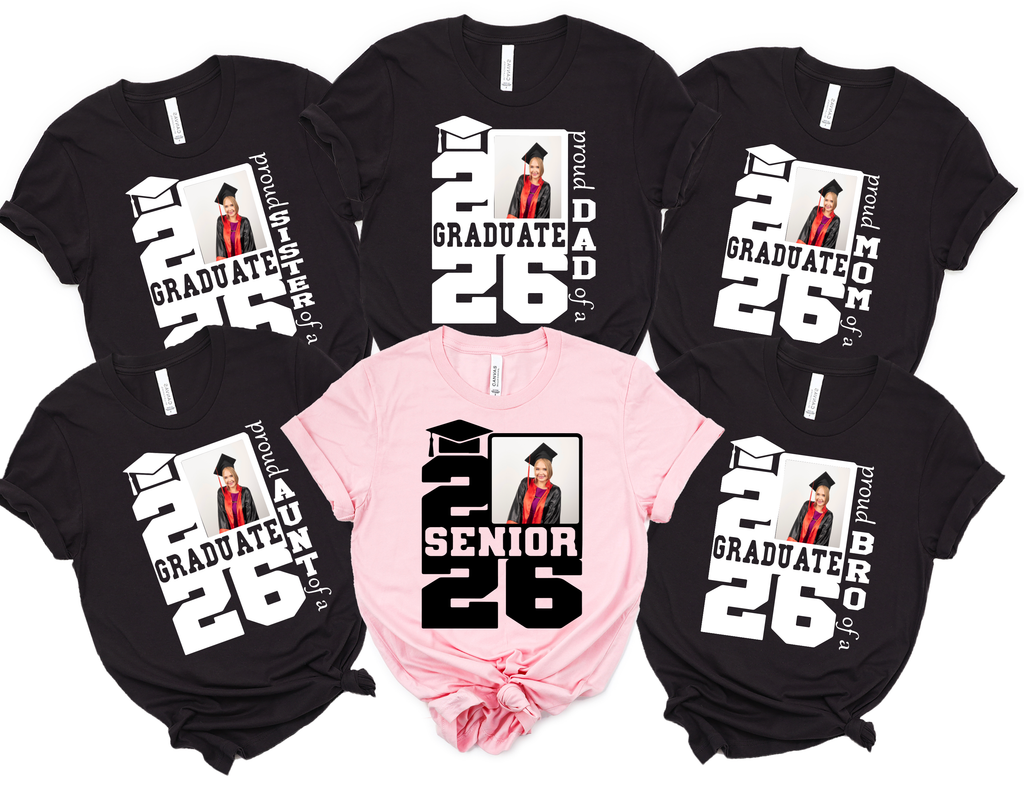 (Customizable)2026-2027 Senior,Graduation Shirts(QS1134)