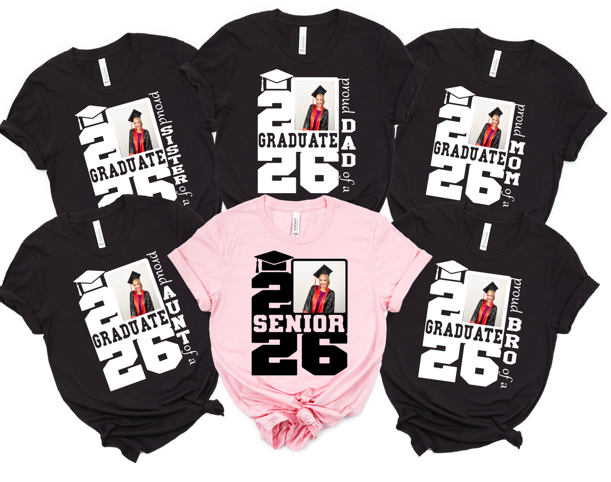 (Customizable)2026-2027 Senior,Graduation Shirts(QS1134)