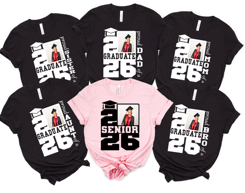 (Customizable)2026-2027 Senior,Graduation Shirts(QS1134)