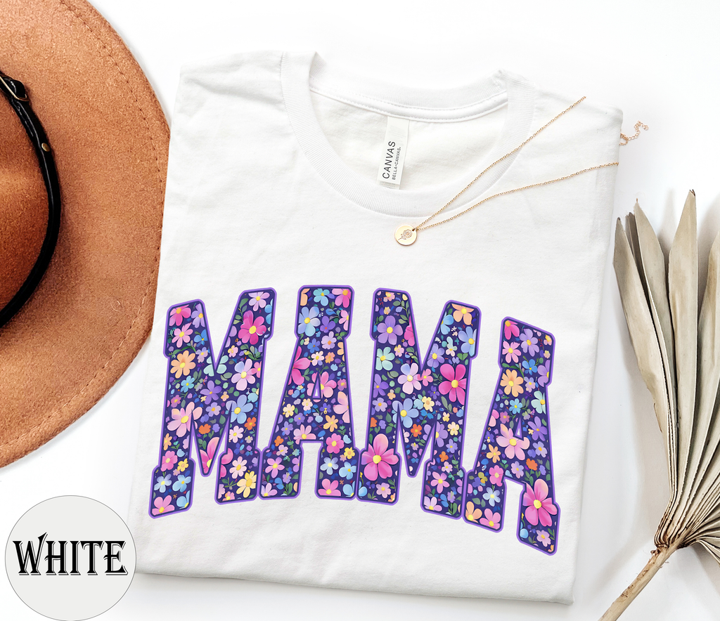 Flower Mama,Mothers Shirt(QS1351)