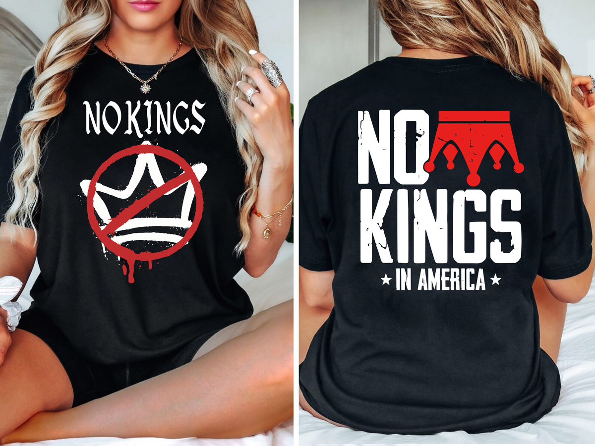 No Kings,Funny Shirts(QS1108)