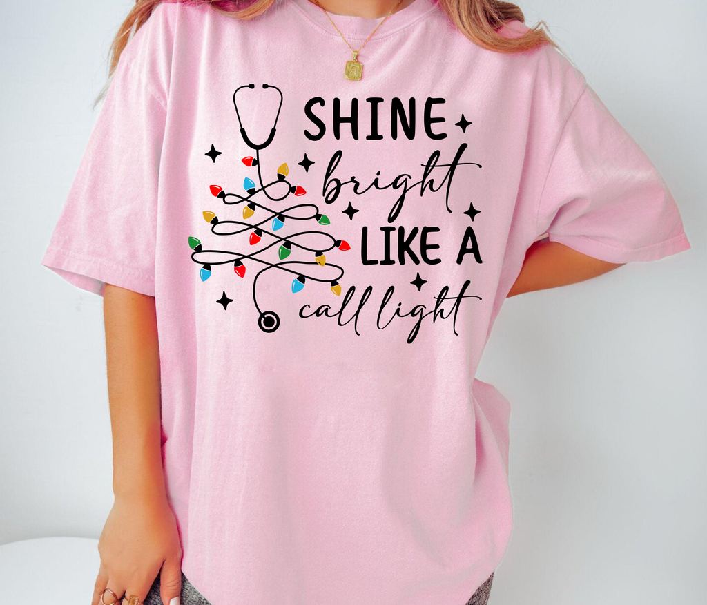 Shine Bright Nurse,Christmas Shirts(QS1133)