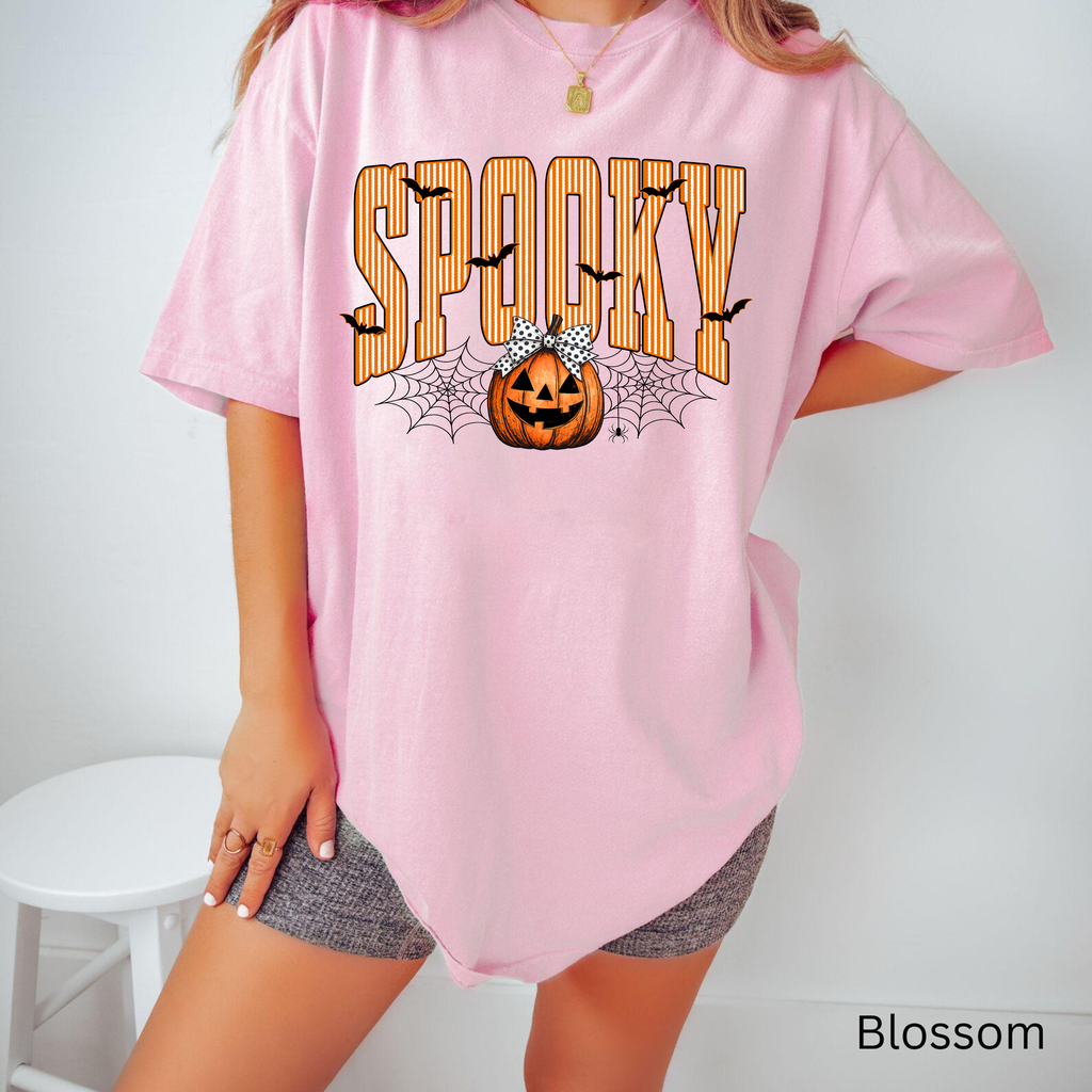 Spooky,Halloween Pumpkin Shirt(QS1446)