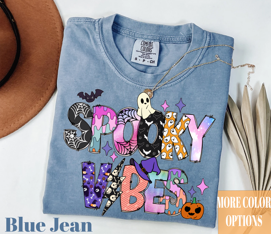 Spooky Vibes,Halloween Shirts(QS893)