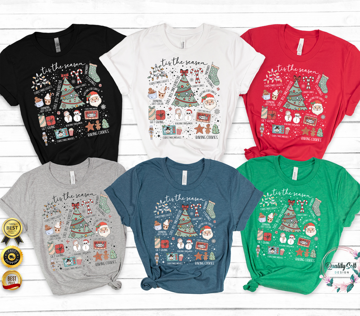 Joyful Activities, Christmas Shirts(QS959)