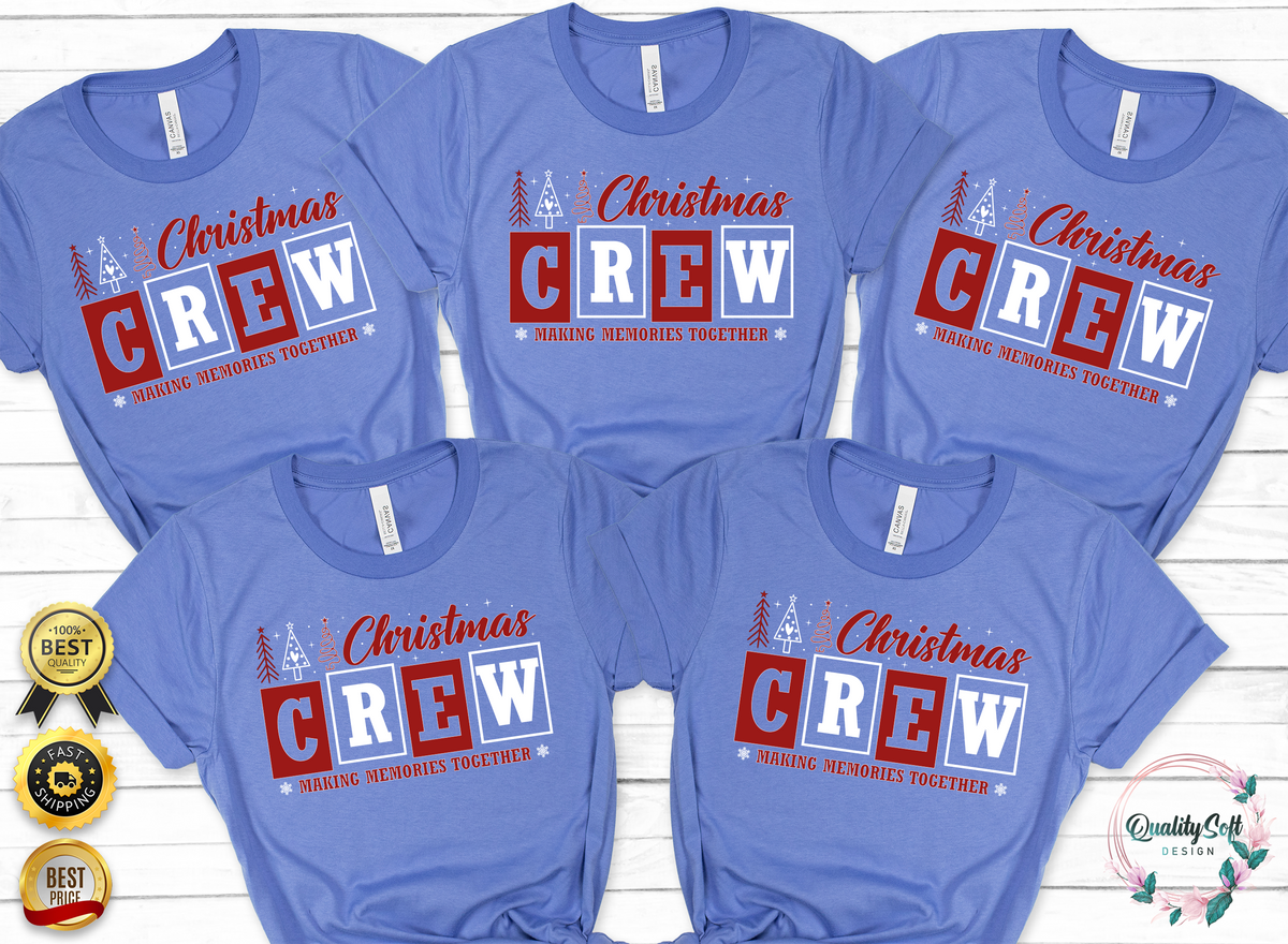 Christmas Crew, Family shirts(QS1548)