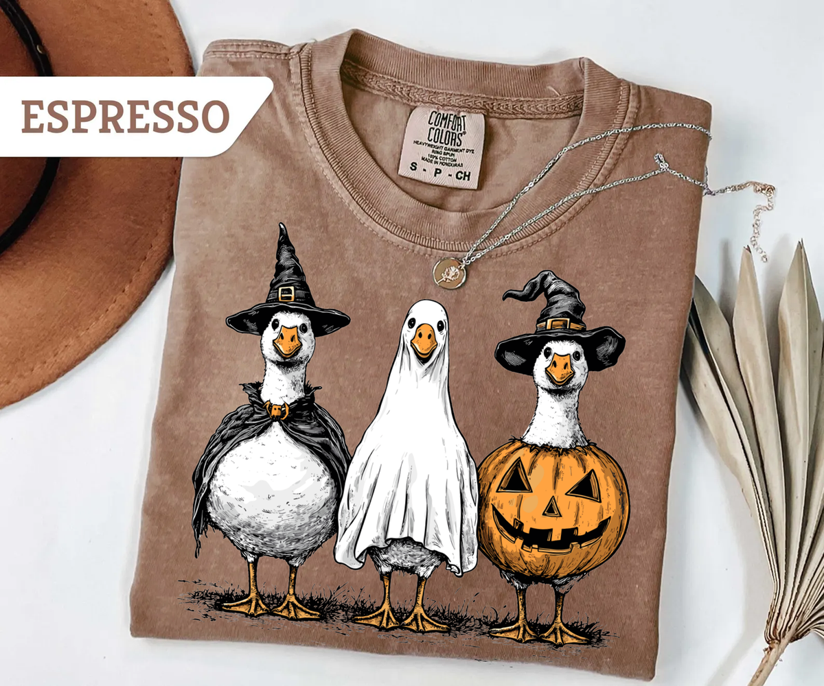 Trick or Treat Goose,Halloween Shirts(QS892)