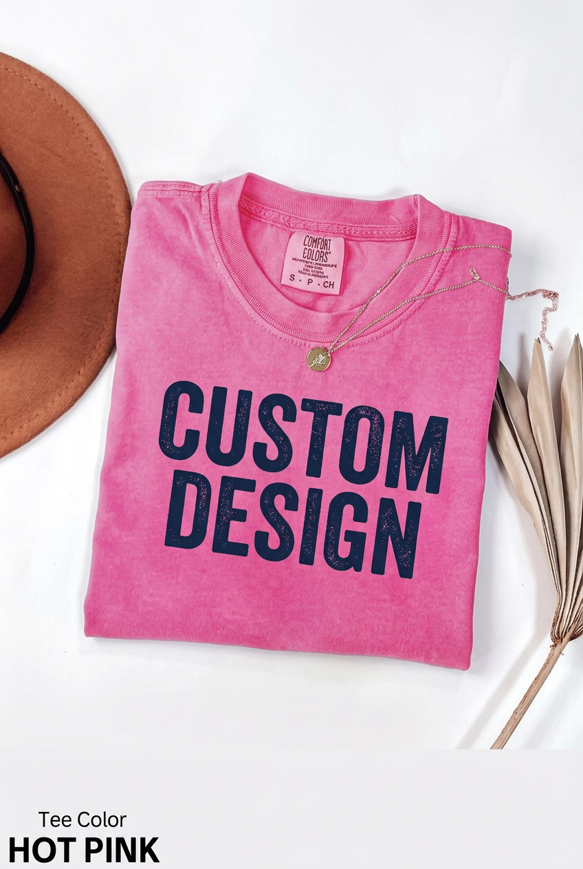 Customizable,Personalized Comfort Color Shirts