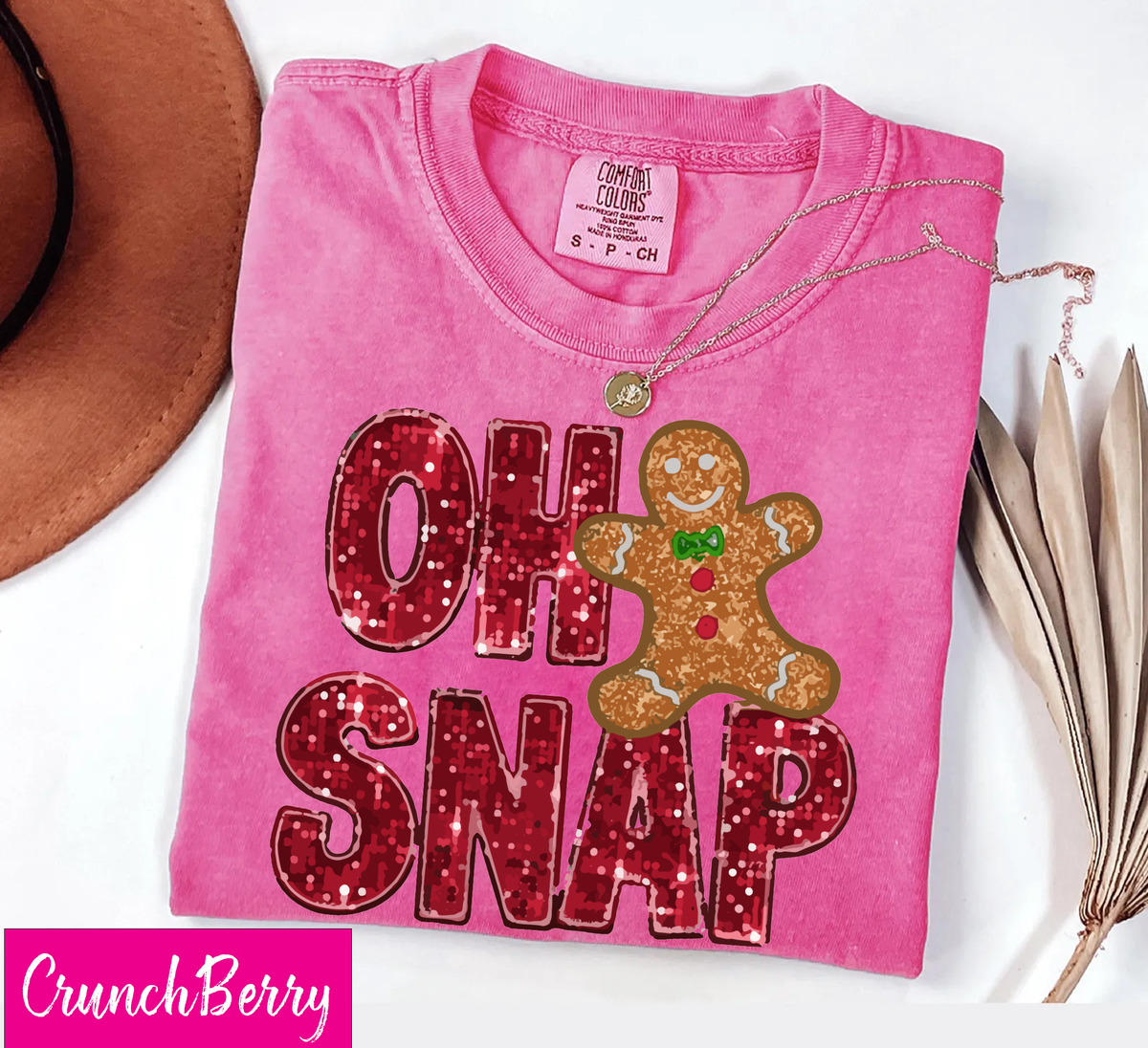 Oh Snap Gingerbread,Christmas Shirts(QS1036)