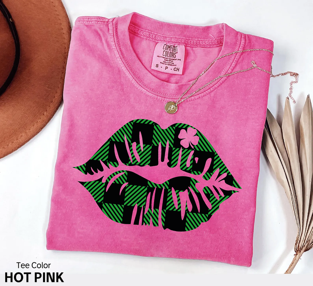Lucky Lips,4 Leaf Clover Shirts(QS1270)