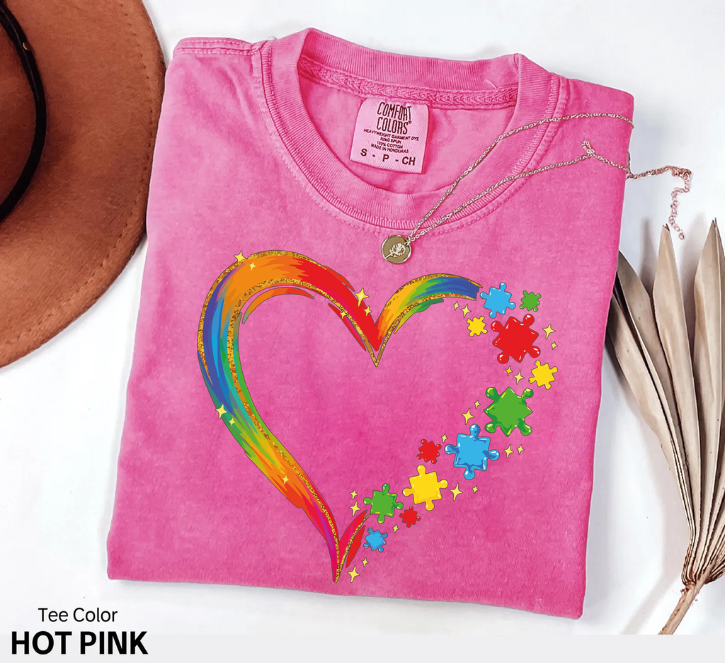 Heart Puzzle,Valentines Day Shirt(QS1298)