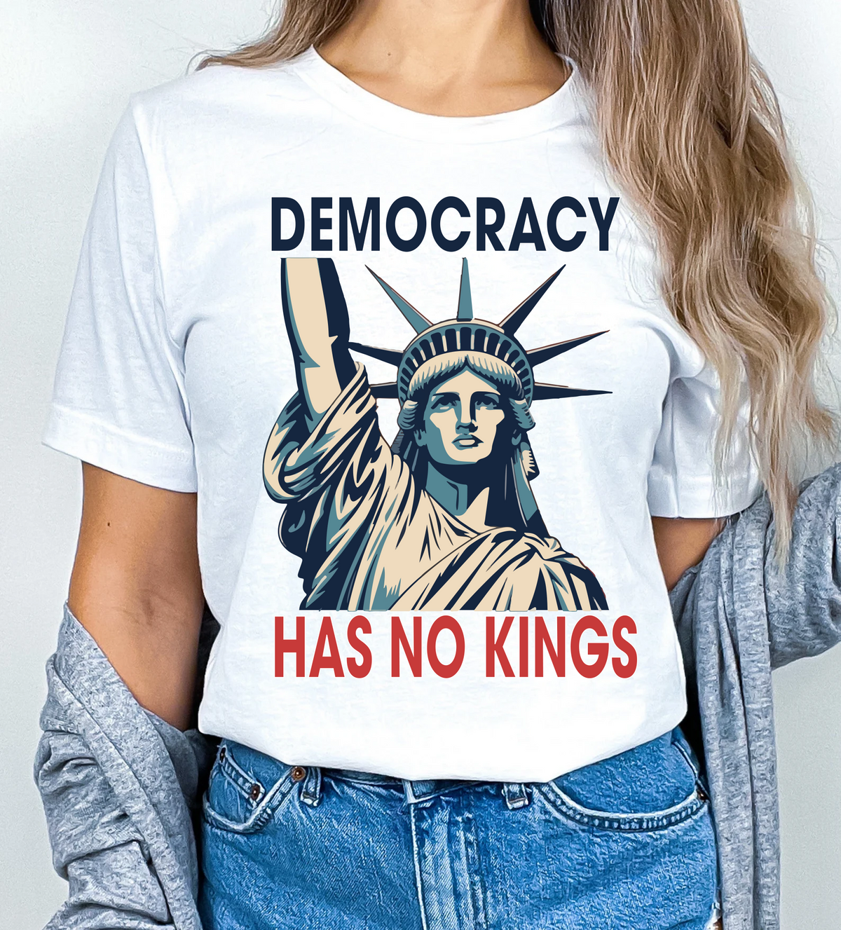 Democracy Liberty,Funny Shirts(QS1110)
