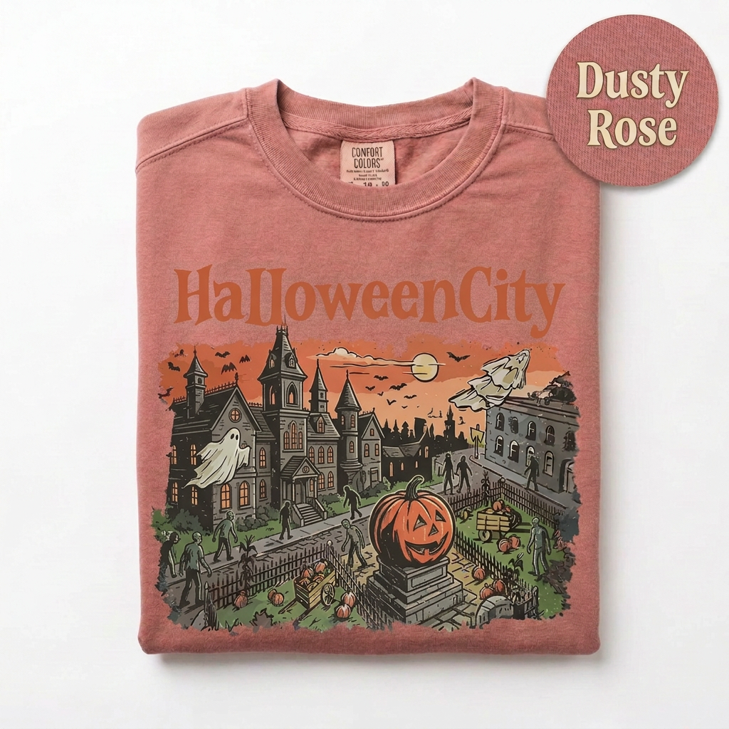 Halloween City,Fall Shirts(QS973)