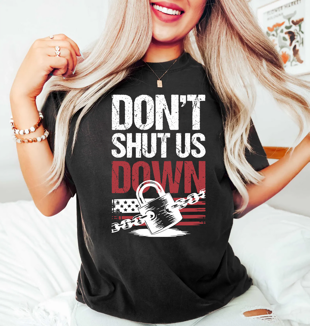 No Shutdown,Funny Shirts(QS1082)