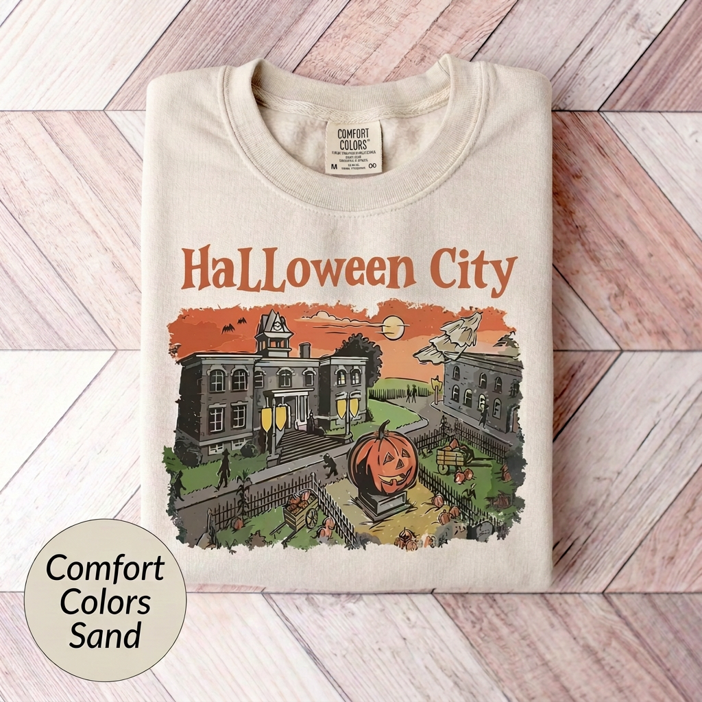 Halloween City,Fall Shirts(QS973)