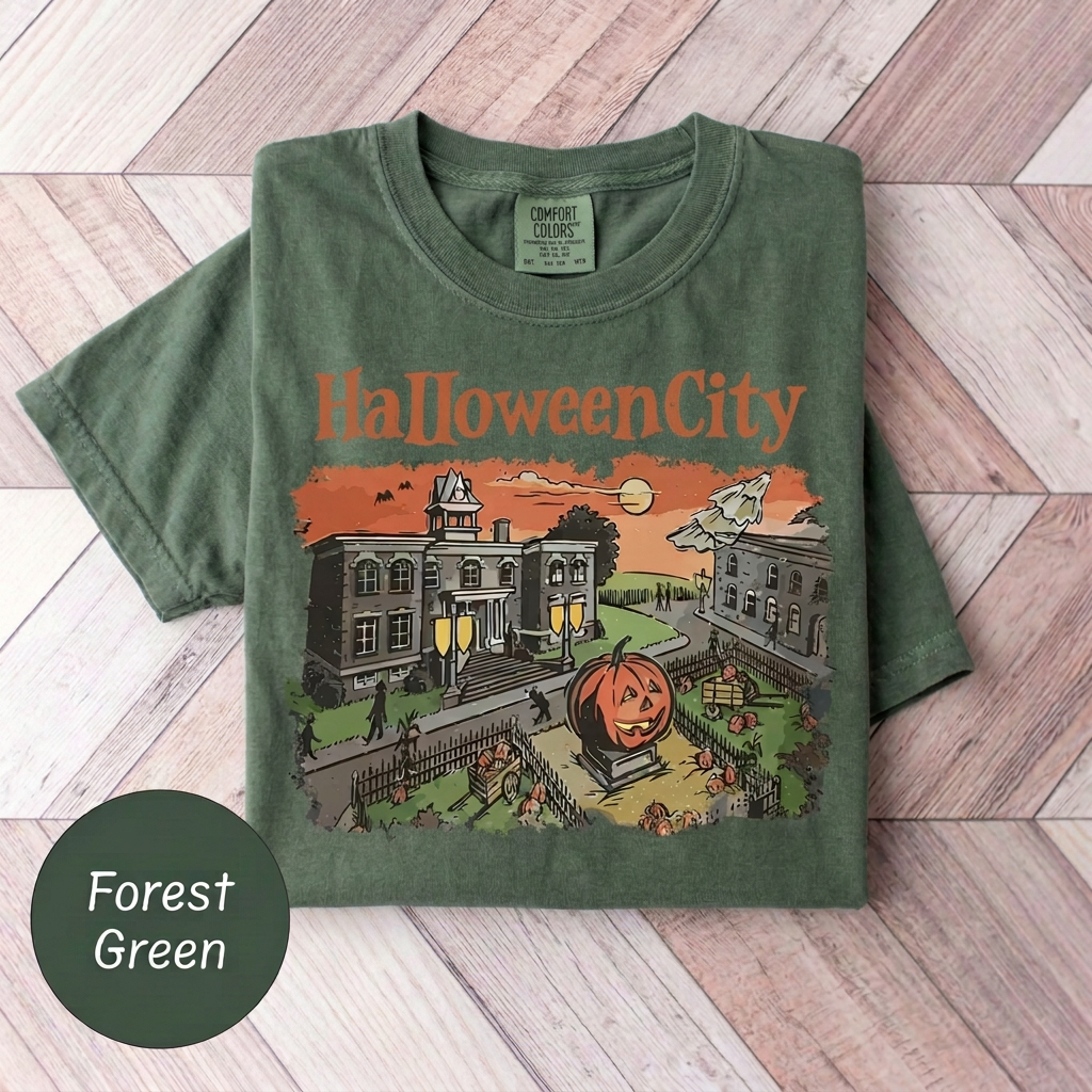 Halloween City,Fall Shirts(QS973)