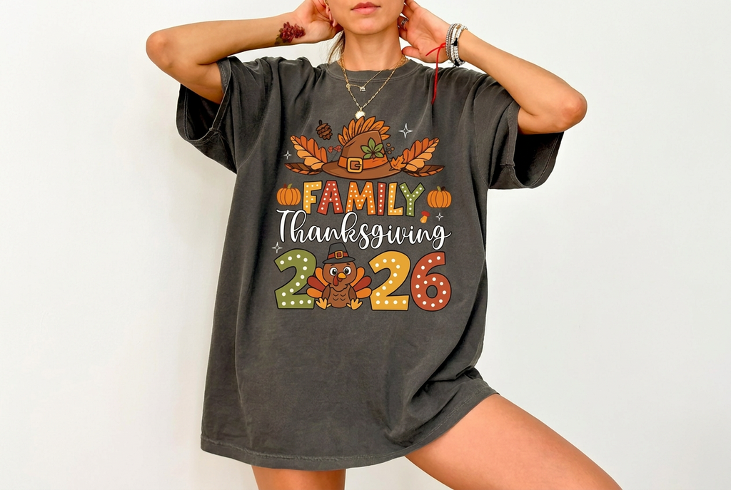Family Thanksgiving 2026-2027,Fall Shirts(QS1008)