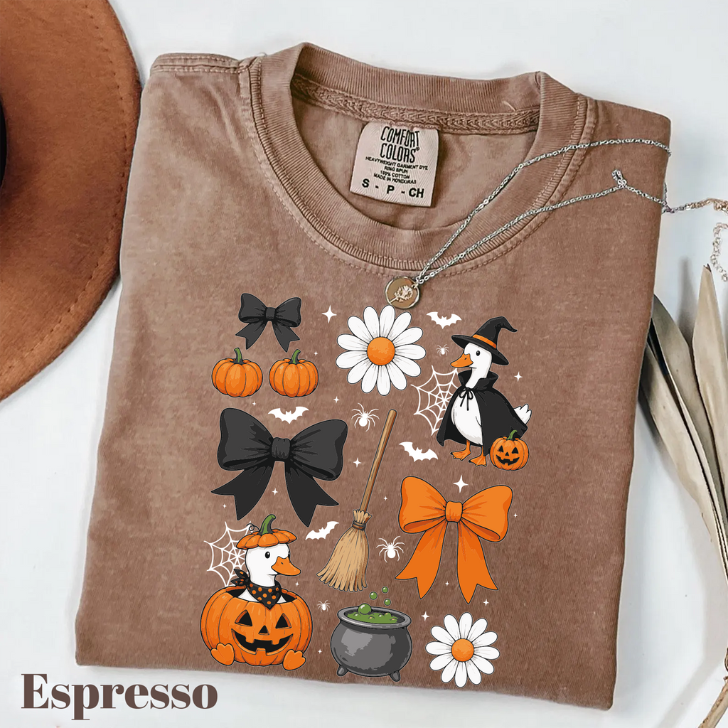 Halloween,Cute Duck,Pumpkins(QS1472)