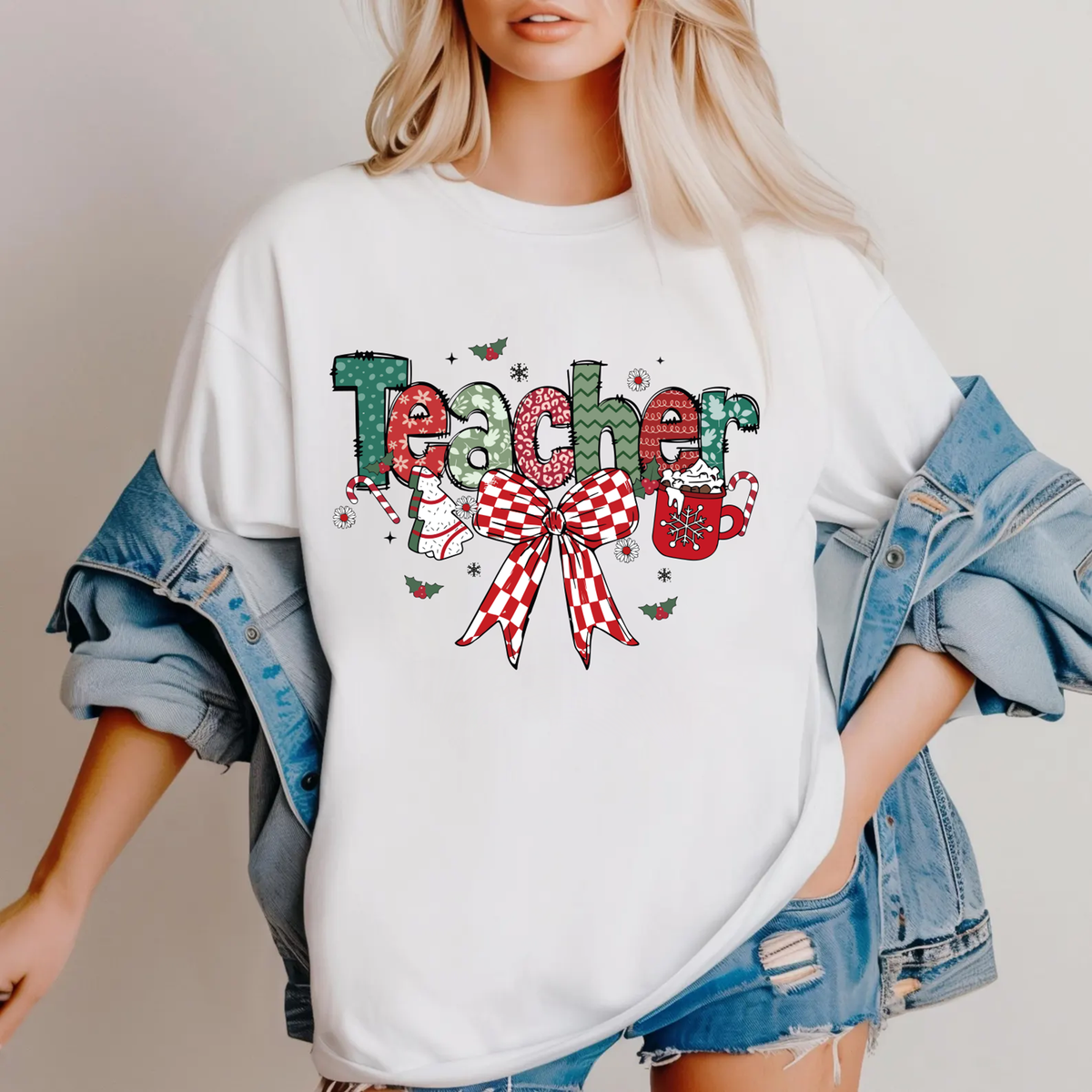 Festive Teacher,Work Shirts(QS1018)