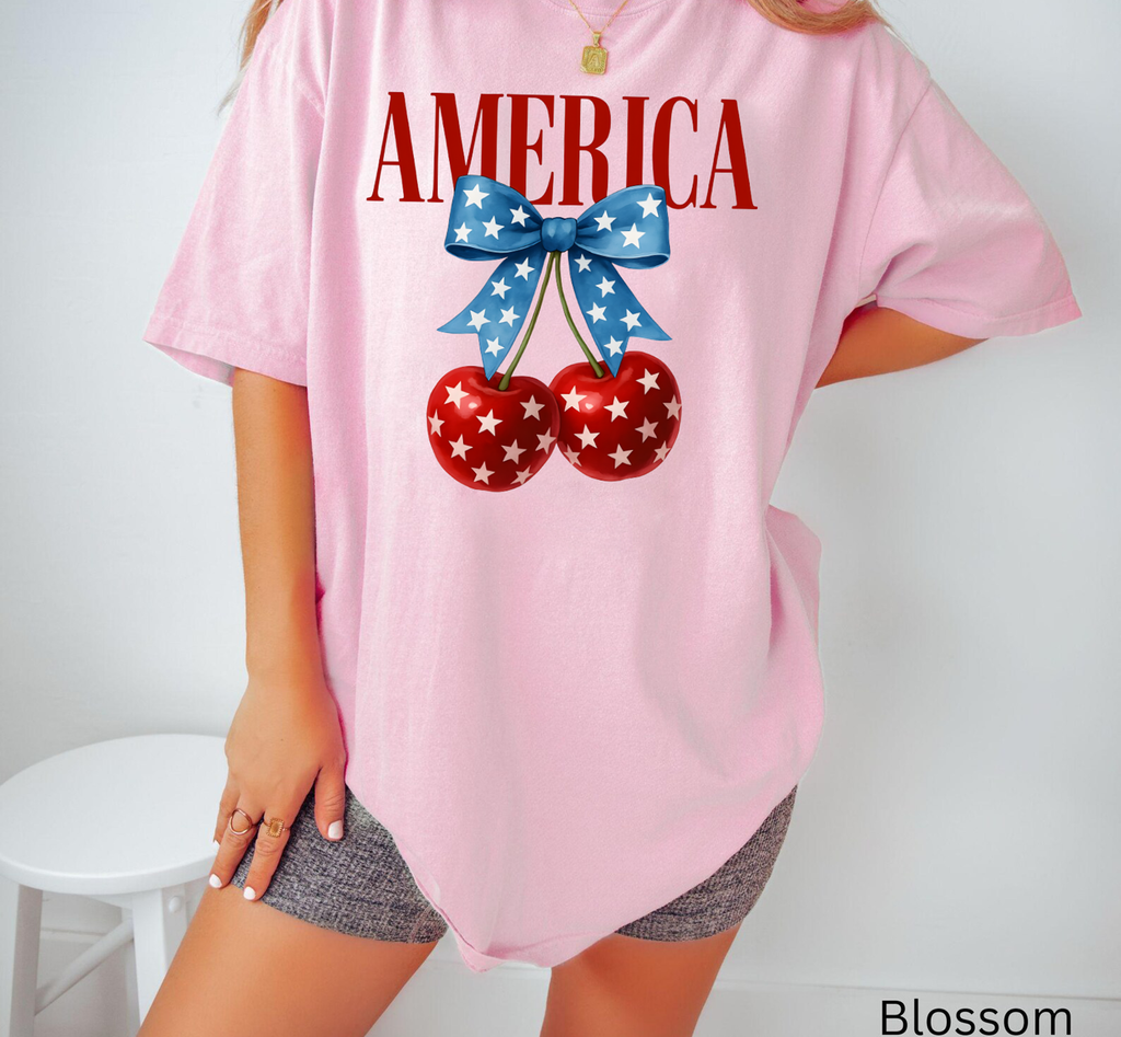 American Cherry,July 4th Shirts(QS858)