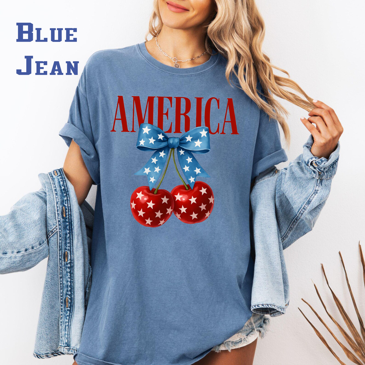 American Cherry,July 4th Shirts(QS858)