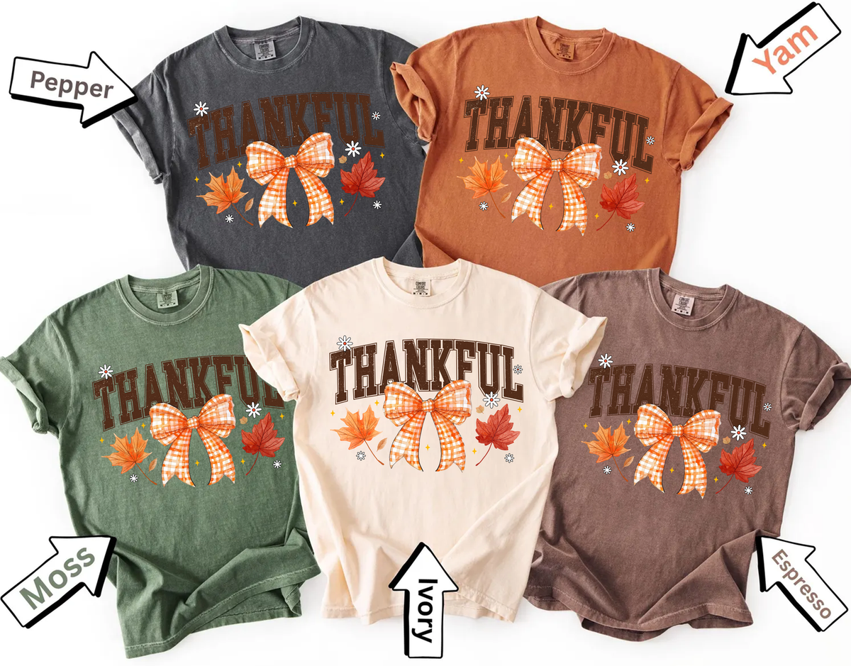 Thankful,Thanksgiving Shirts(QS1005)