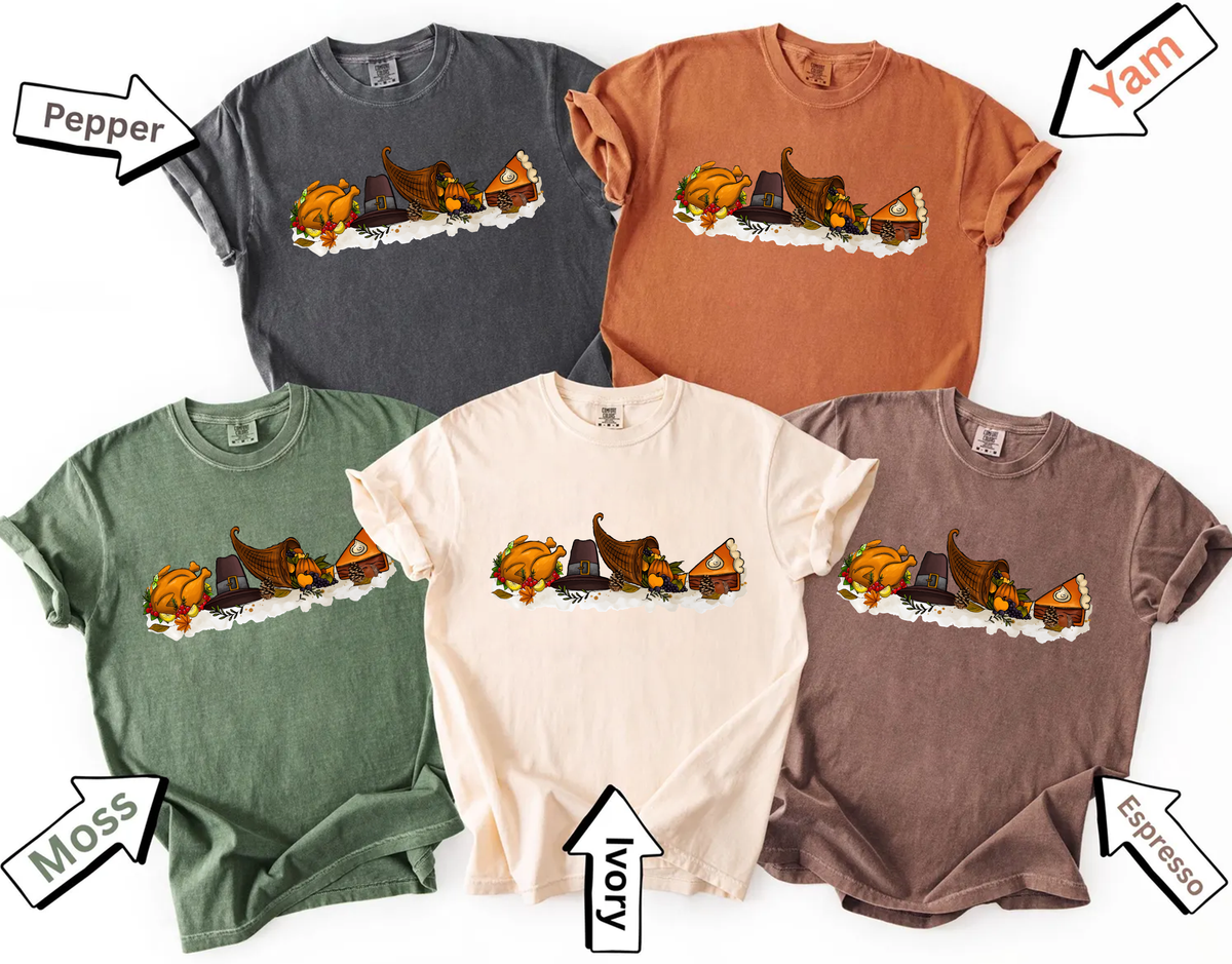 Thanksgiving Dinner,Fall Shirts(QS1004)