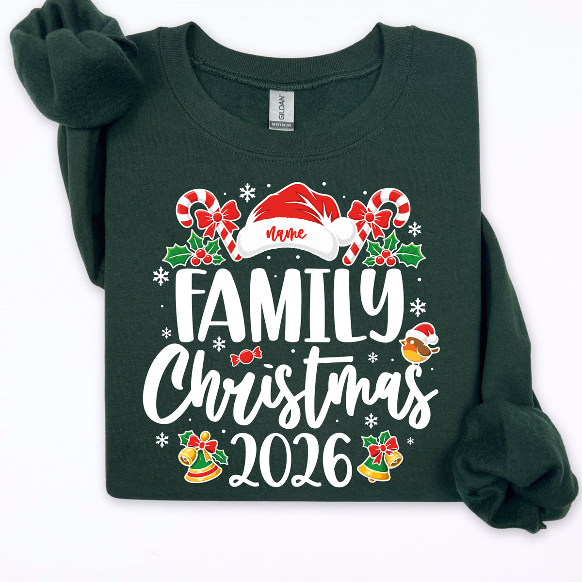 (Customizable)Christmas family shirt, Matching Family Christmas shirt, Bella Canvas Christmas shirt, Christmas sweatshirt, Xmas family tees(QS1508)