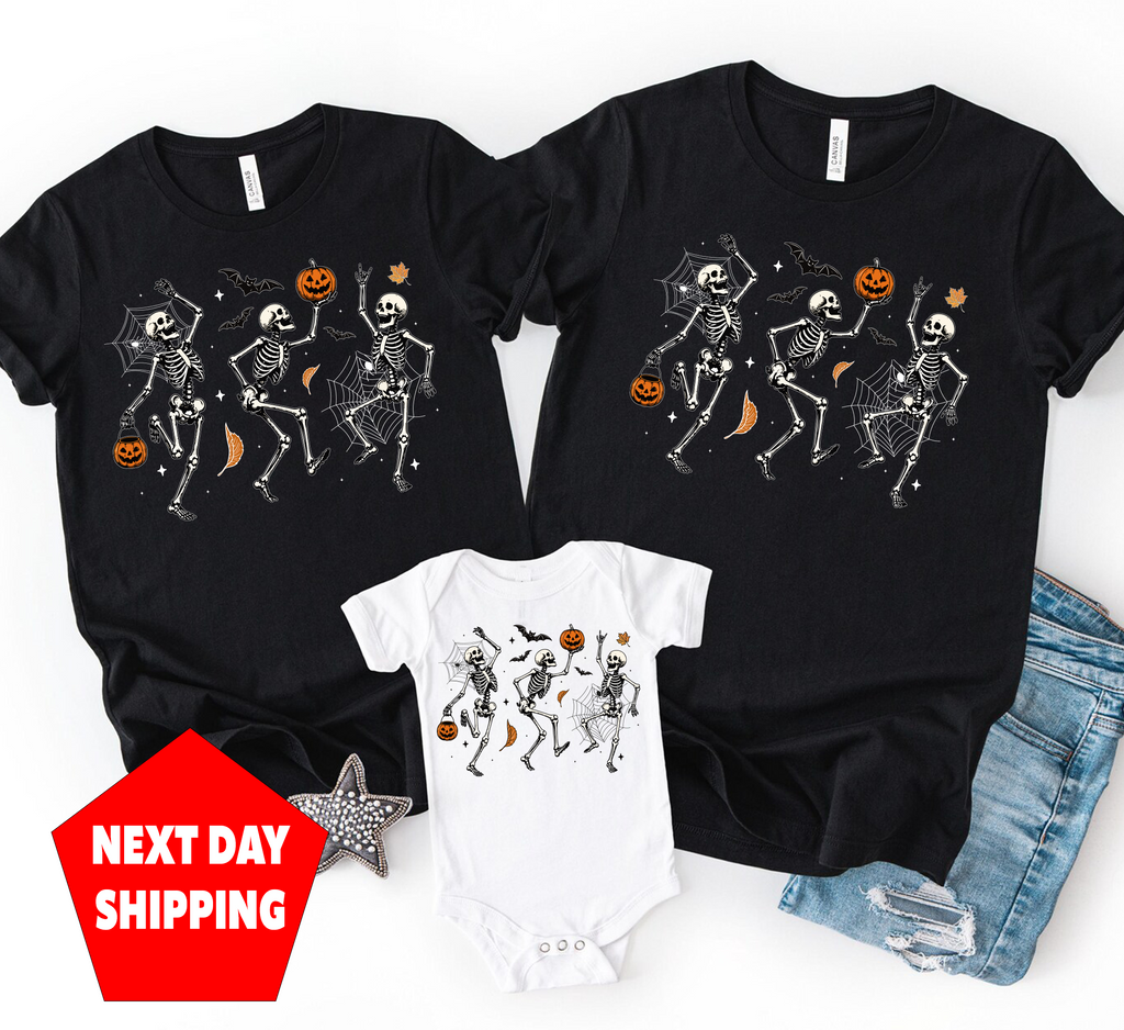 Halloween,Skeleton,Trick or Treat Shirt(QS1491)