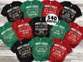 Matching Family Christmas Shirts, 540 Quotes Funny "Most Likely To Party Tees, Xmas shirts