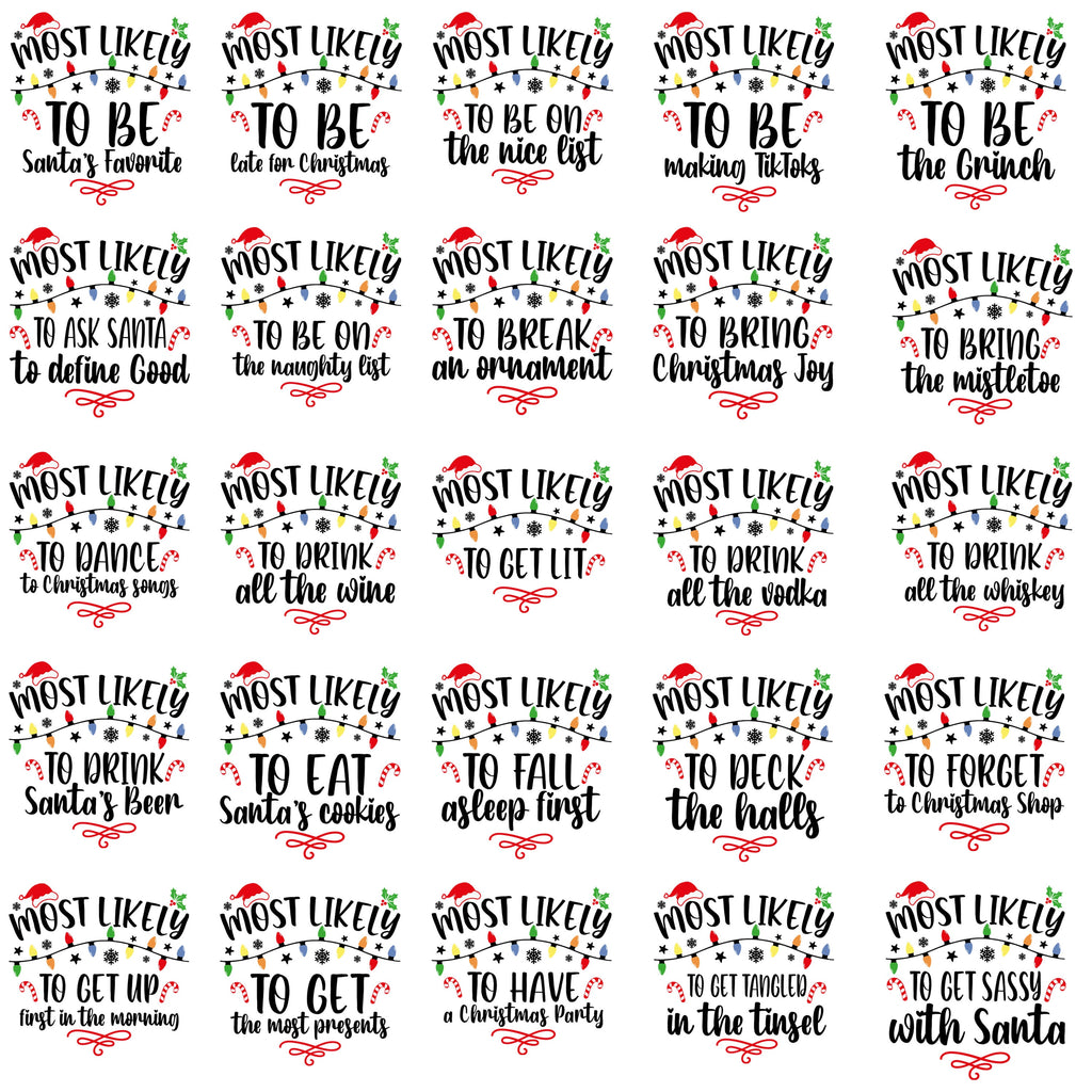 Most Likely Quotes Christmas(QS1531)