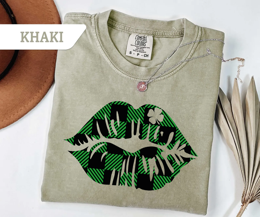 Lucky Lips,4 Leaf Clover Shirts(QS1270)