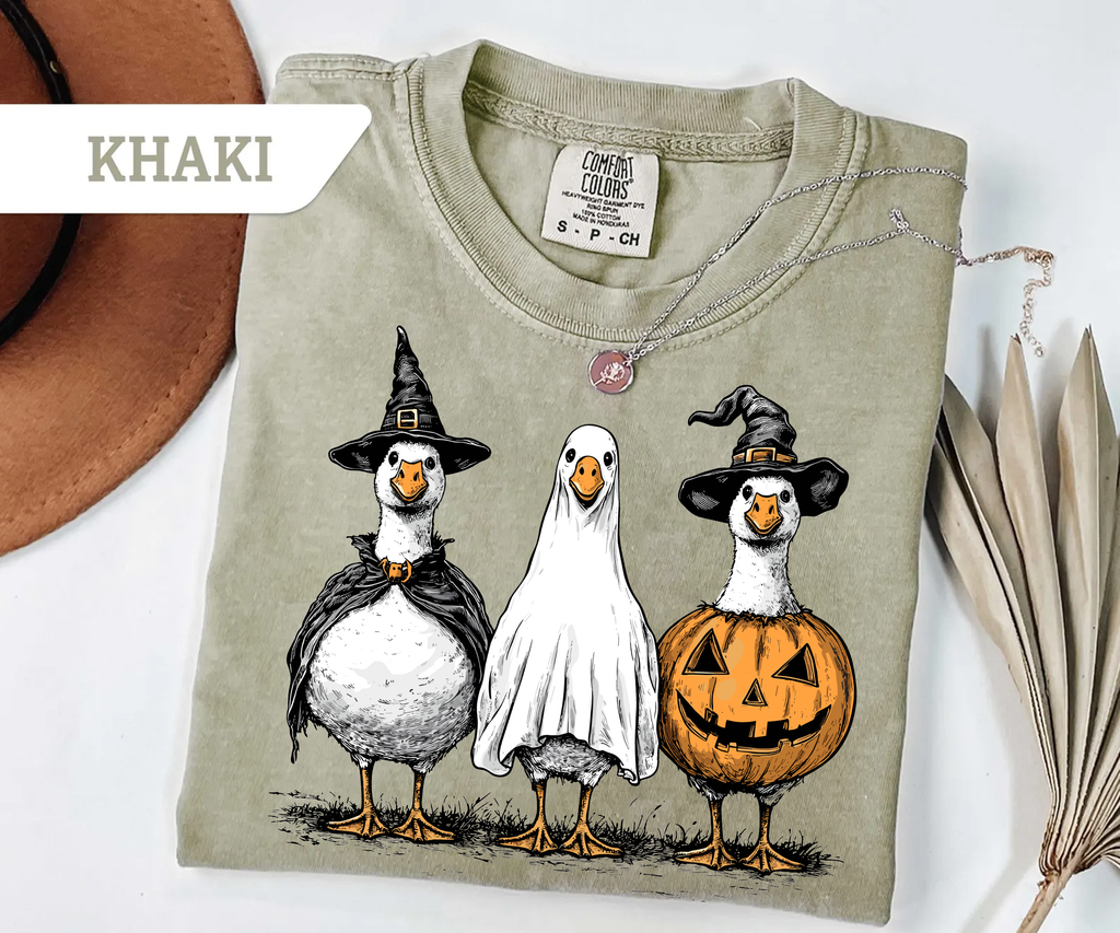 Trick or Treat Goose,Halloween Shirts(QS892)