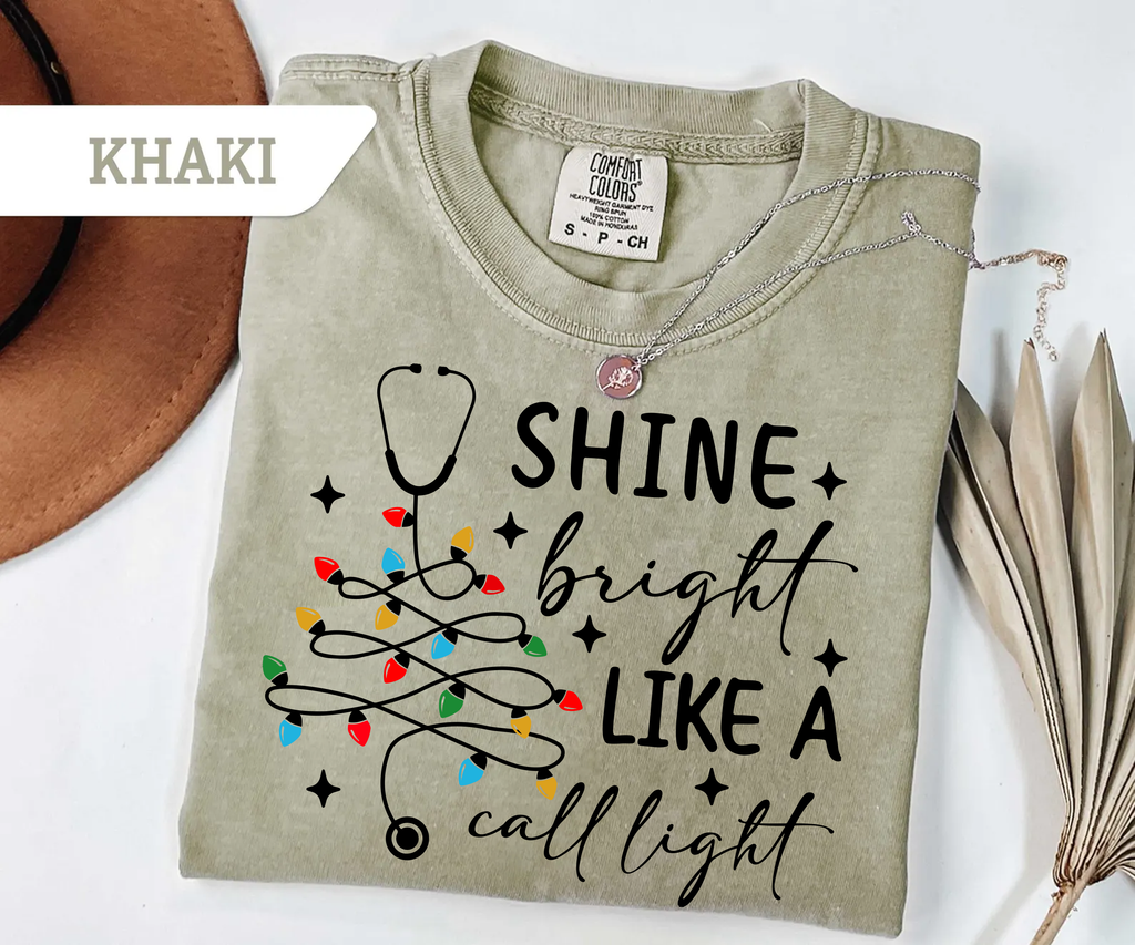 Shine Bright Nurse,Christmas Shirts(QS1133)
